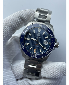 (준비완료/특급배송)NO.2302/신공장 태그호이어 칼리버5 아쿠아레이서 300M 블루 41MM