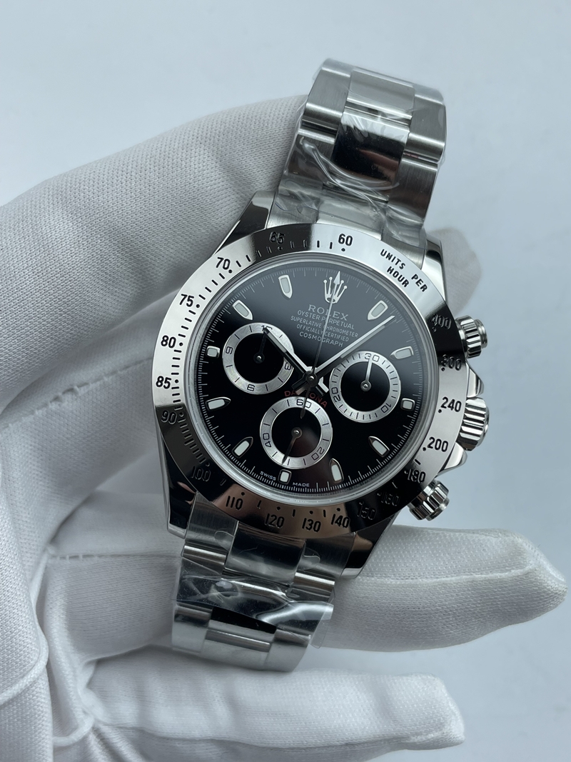 (준비완료/특급배송)NO.3619/초특급 갓성비 데이토나 스틸 세라믹베젤 블랙