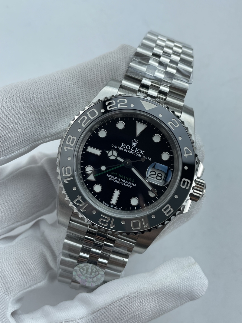 (준비완료/특급배송)NO.3670/QP공장 롤렉스 지엠티마스터2 블랙그레이 쥬빌레 GMT-Master II 126720 GRNR